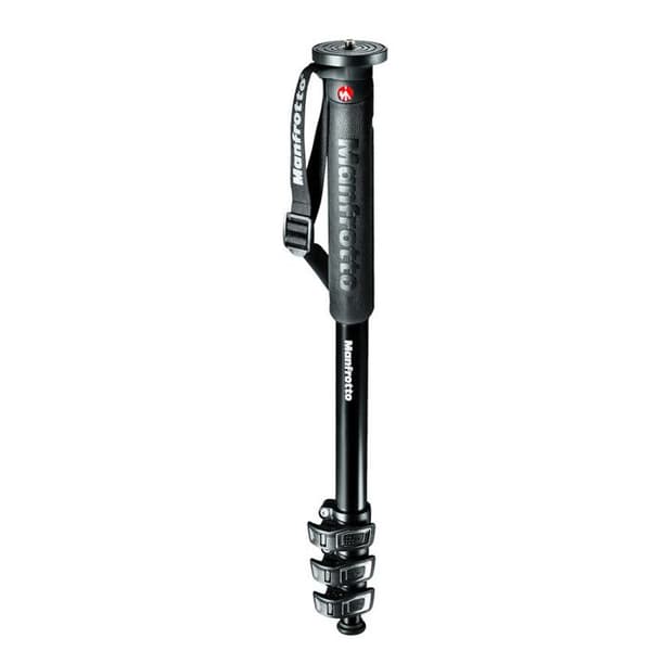 Monopod - MANFROTTO - Xpro Monopod+ - Aluminium - 4 sektioner - 180 cm hög