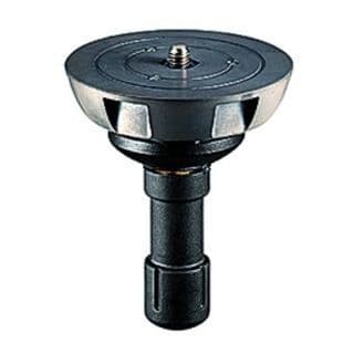 Halv skål med kort handtag för 100 mm stativ - MANFROTTO - 500BALLSH - Svart - Aluminium