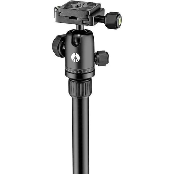 Manfrotto Element Traveler Tripod Liten modell - Svart - 5 sektioner - Justerbara vinkelfötter