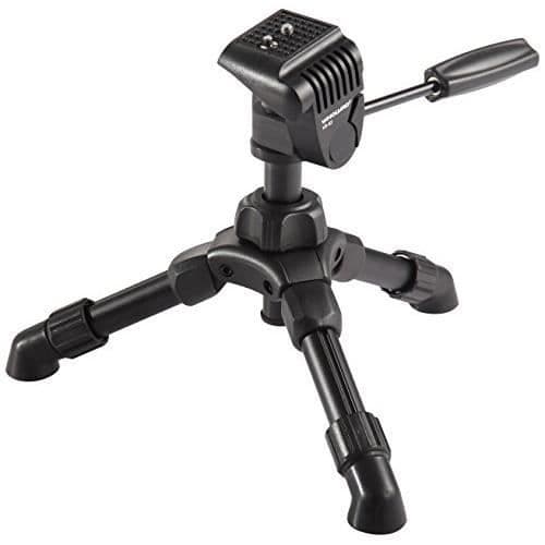 Vanguard bordstativ 20 mm profil - svart - för videokamera och kamera - Max höjd 25 cm