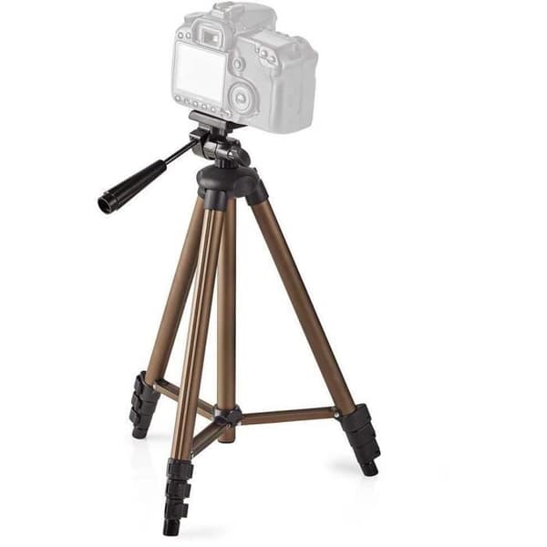 NEDIS TPOD2100BZ Stativ - Pan- och tiltfunktion - Max. 2 kg - 130 cm - Svart/Silver