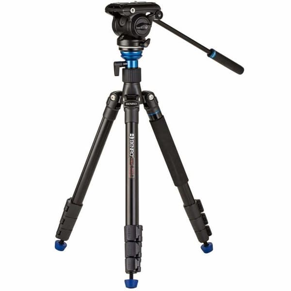 Benro stativ - A2883FS4PRO - Trikojis A2883F Alu Video kit + galva S-4PRO