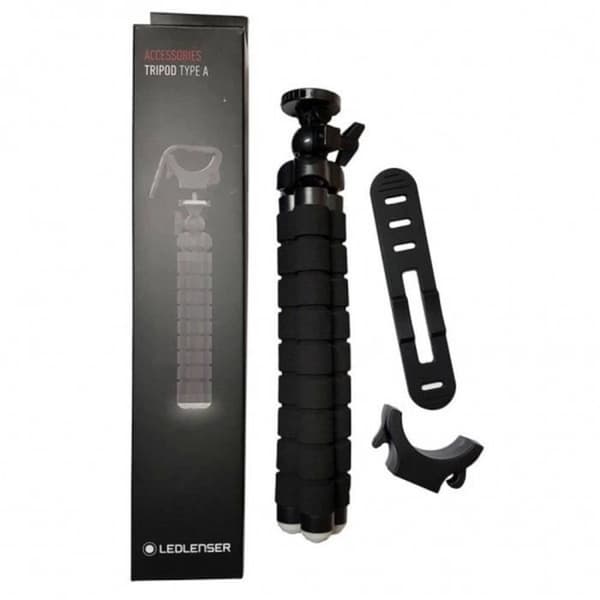Trépied Ledlenser 500993 Passar för: P7, P7R, P7QC, P14, PL6, iA6R, M6R, M10R, ML10, MT6, MT10, MT14, MT18, i7, i7R, Svart