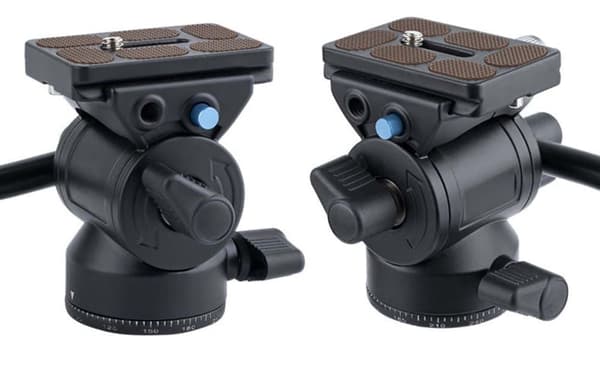 metal mini hydraulisk hoved stativ udendørs live fotografering kamera professionel fotografering panoramaudsigt dæmpning hoved