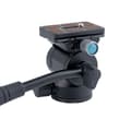 Miniatyrbillede 1 af 5: metal mini hydraulisk hoved stativ udendørs live fotografering kamera professionel fotografering panoramaudsigt dæmpning hoved