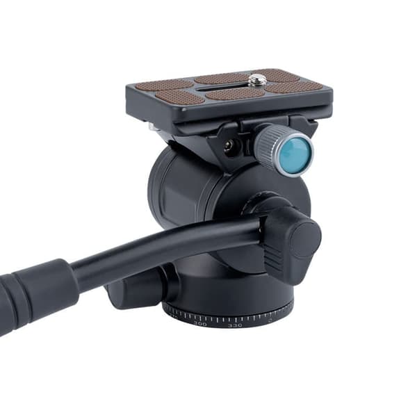 metal mini hydraulisk hoved stativ udendørs live fotografering kamera professionel fotografering panoramaudsigt dæmpning hoved
