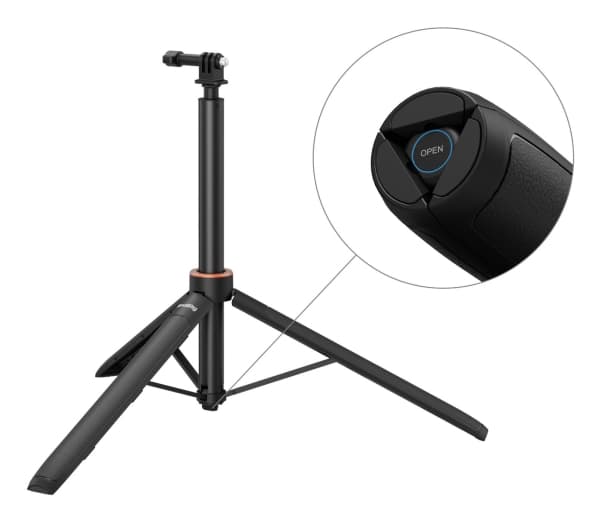 SmallRig 5284, 3 ben, Sort, 150 cm, 305 g
