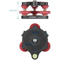 Miniatyrbild 4 av 4: Trépiedniveller - Andoer - LP-64 - Maximal belastning 15 kg - Aluminiumkonstruktion - Kompakt och bärbar