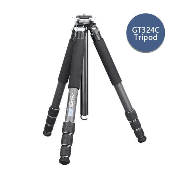 Kulfiber Tripod, Letvægts, Maksimal Belastning 25kg,GT324C
