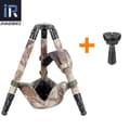 Miniatyrbillede 2 af 2: Professionel Camouflage Kulfiber Stativ, Maksimal Belastning 30kg, Højde 146cm,Tilføj BL75N adapter