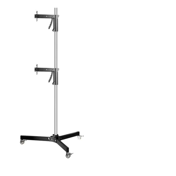 Professionell stativ, hållbar rostfritt stål, justerbar höjd upp till 280 cm,190 cm hjul A