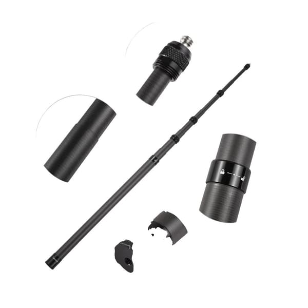 Selfie Stick, 3 meters längd, låsmekanism,svart