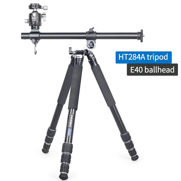 Professionellt kamerastativ, hög belastningskapacitet 20kg, konstruktion i aluminiumlegering,HT284A och E40
