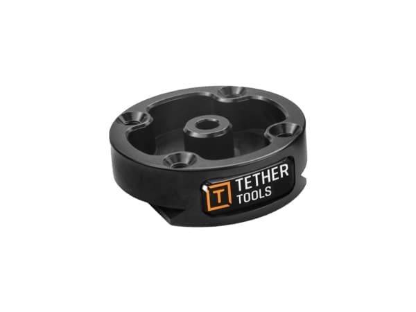 Tether Tools LP2BLK, Stativhodeplate, Sort, Aluminium, 1 stykker, Tether Table Aero