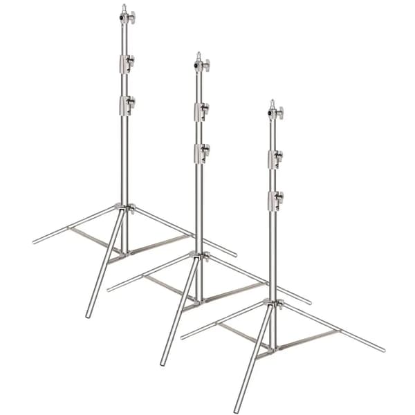 Fotostativ, Rustfrit Stål, Foldbar,3x280CM