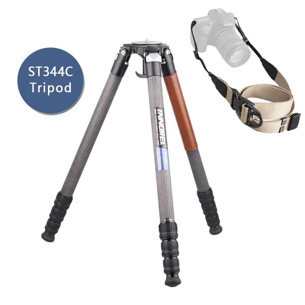 Kulfiberstativ, 160 cm maksimal højde, 35 kg belastningskapacitet,ST344C standard
