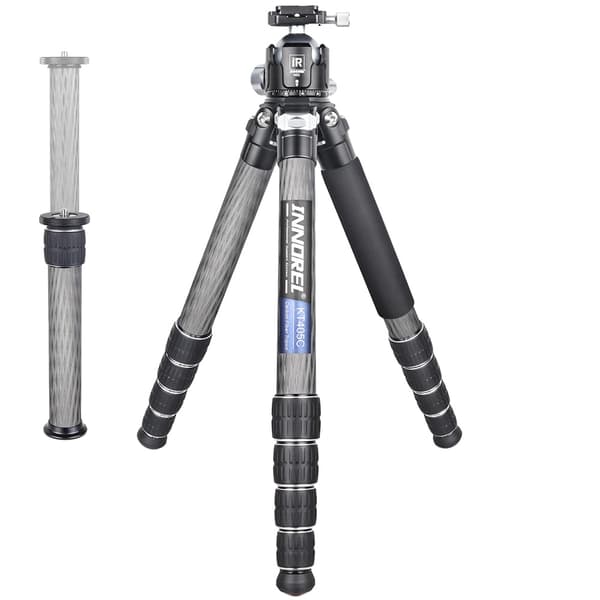 Professionelt Carbon Fiber Stativ, Høj Belastningskapacitet, Justerbar Højde,KT405C og N52