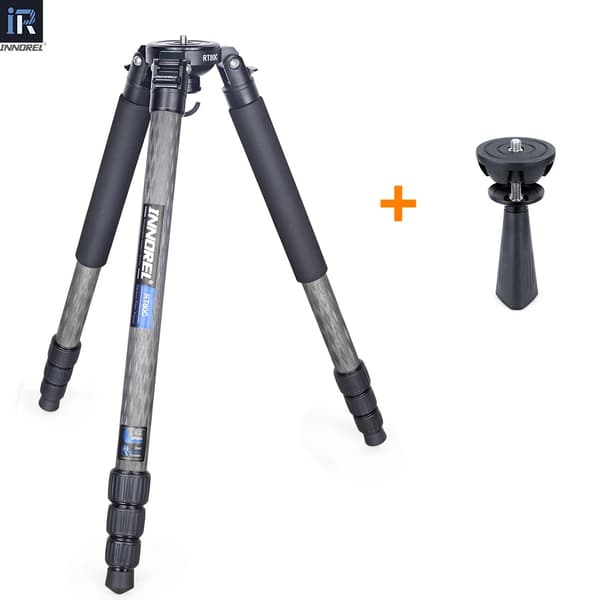 Professionelt Carbon Fiber Stativ, 20 kg Belastningsevne, Letvægts 1,8 kg,RT80C tilføj BL75