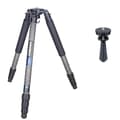 Miniatyrbillede 1 af 2: Professionelt Carbon Fiber Stativ, 20 kg Belastningsevne, Letvægts 1,8 kg,RT80C tilføj BL75
