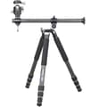 Miniatyrbillede 1 af 2: Kulfiber Professionelt Stativ, 20kg Belastningskapacitet, Justerbar Højde op til 190cm,HT284C med E40