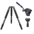 Miniatyrbillede 1 af 2: Carbonfiberstativ, maksimal belastning 30 kg, højde 1460 mm,Tilføj BL75N F60