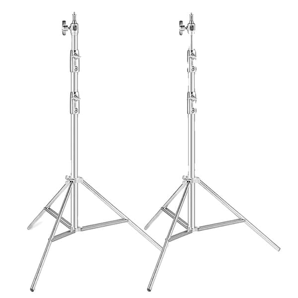 RVS Stativ, 280cm Højde, 15kg Belastningskapacitet, 2 stk
