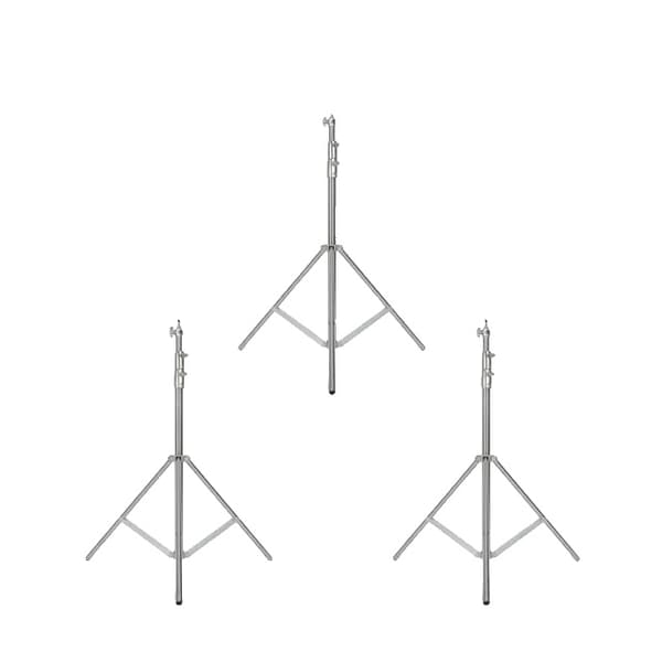 RVS Stativ, 280cm Højde, 15kg Belastningskapacitet, 3 stk
