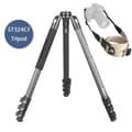 Miniatyrbillede 1 af 2: **Titel: Carbon Fiber Kamera Stativ, 30kg Belastningsevne, 158cm Udtøjet Højde**,ST324CF standard