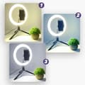 Miniatyrbild 3 av 6: Ring Light Akashi Stativ Svart