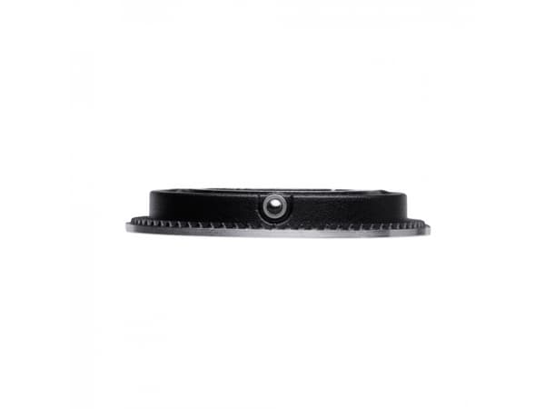 Manfrotto Xchange 60mm flat base adapter, Gängadapter, Svart, Gjuten aluminium, 20 kg, 83 mm, 6 cm