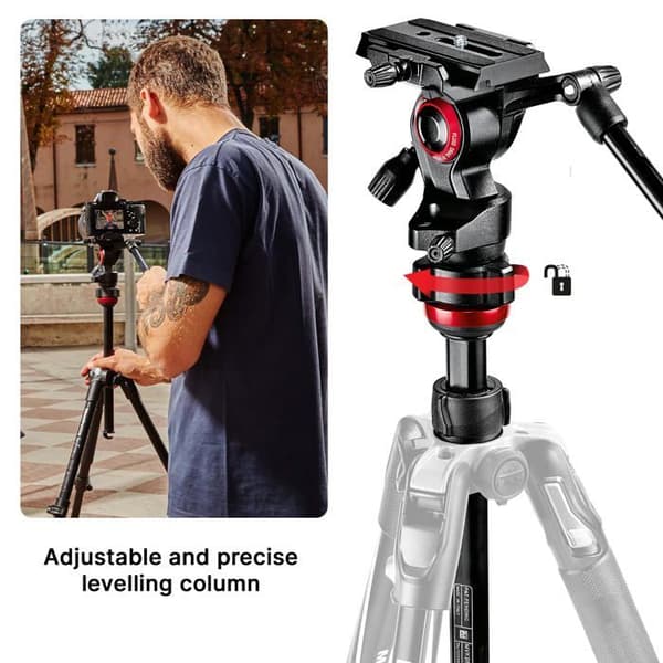 Manfrotto Befree Advanced MVKBFRL-LIVE Stativ med Manfrotto 494 Center Ball Head