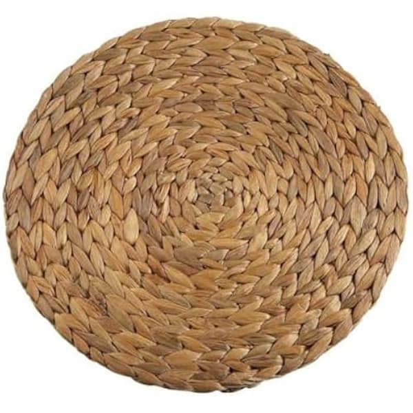 Underlägg - VERSA - Rund - Vattenhyacint - Flerfärgad - 38,5 x 38,5 cm