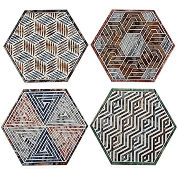 SALVAMANTEL - VERSA - HEXAGONAL - Sexkantiga mått - Bordsskydd - Modern design
