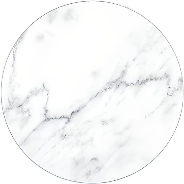 Underlägg - WENKO - Marmor - Ø20 cm - Grå - Härdat glas