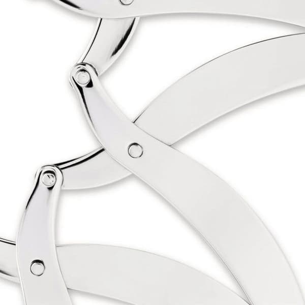 Underlägg - Alessi - DUL01 AUGH - Rostfritt stål - Utdragbar - Pop design