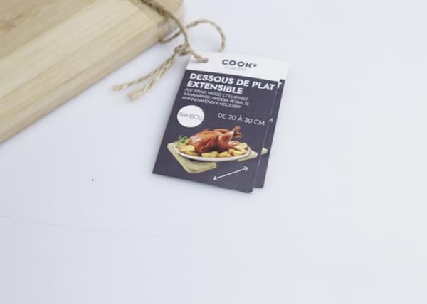 Underlägg - Cook Concept - Utdragbar 20-30cm - Bambu - Naturlig design - Praktisk