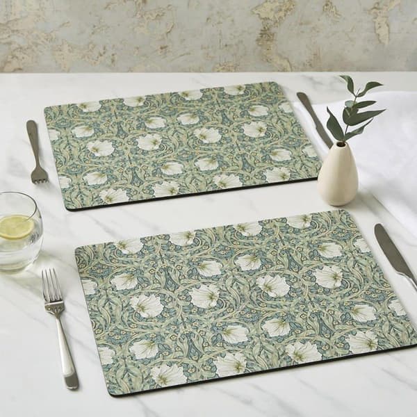 Underlägg - Spodfathållare - X0010649172 - Morris - Co Pimpernel Privat Set med 4 bordstabletter Grön 40,1 x 29,8 cm