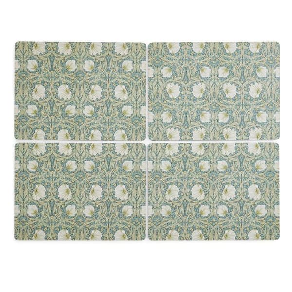 Underlägg - Spodfathållare - X0010649172 - Morris - Co Pimpernel Privat Set med 4 bordstabletter Grön 40,1 x 29,8 cm