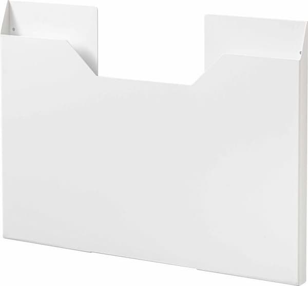 Yamazaki home - 4886 - Vit modern magnetisk förvaringsunderlägg för bordstabletter upp till 50 cm