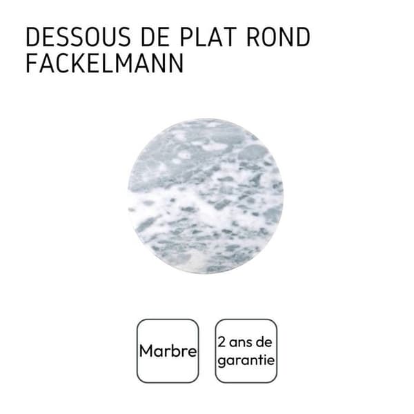 Rund marmorskiva 18 cm Fackelmann Basic
