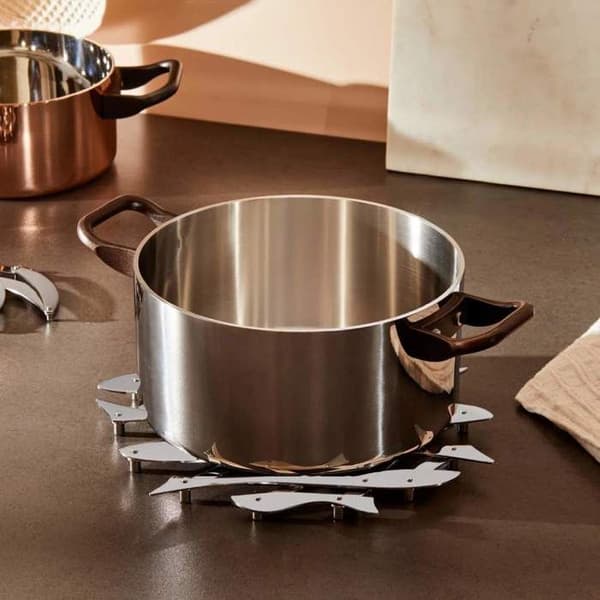 Expanderbar trivet - Alessi - DUL03 - Rostfritt stål - Design Paolo Lomazzi - Donato D'Urbino