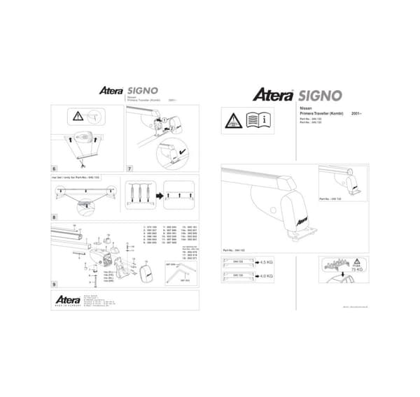 Kattokehys alumiinia PRIMERA WAGON 03-