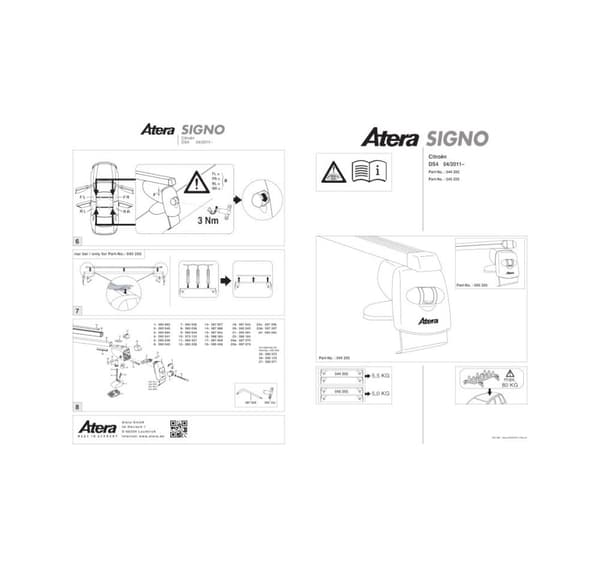 Kattokehys alumiinia CITROEN DS4 11-