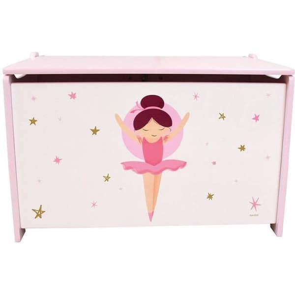Träleksakslåda - Ballerinadansös - FUN HOUSE - H.40 x B.58 x D.36 cm