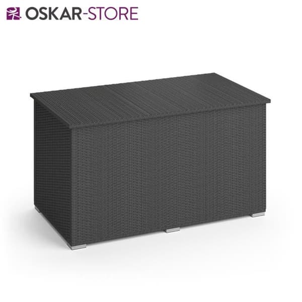 Trädgårdsmöbler 203 Polyrattan kuddlåda 950L årg