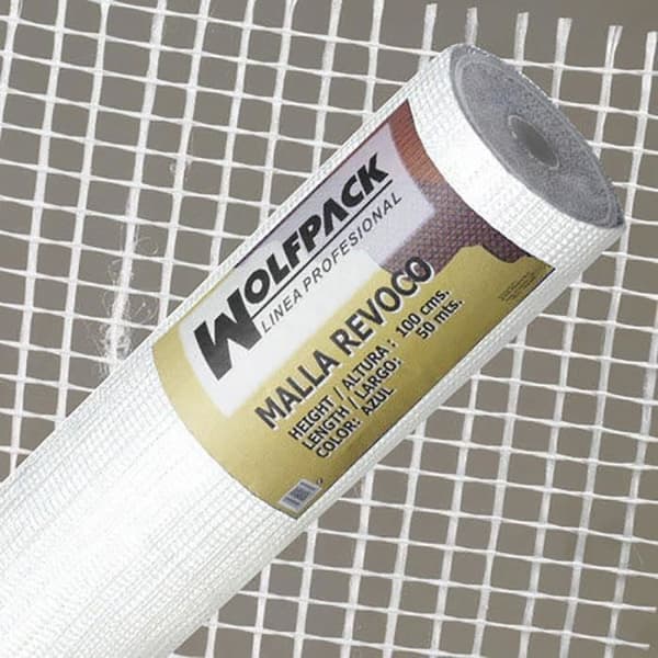 Malla Revoco Blanca Rollo 50 cm. x 1metro / 4 x 4,5 mm.