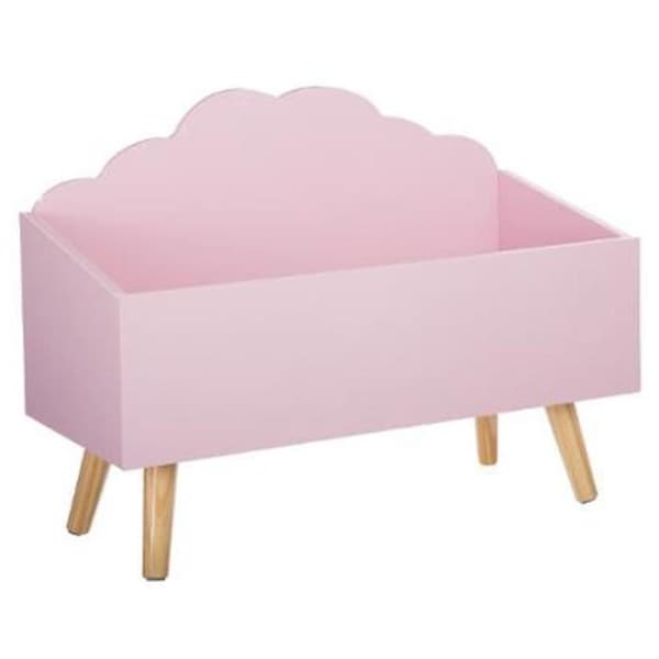 Förvaringskista "Moln" 58cm Rosa