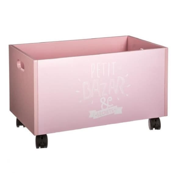 Rosa rullande kista Atmosphera - Liten kompletterande möbel - Barn - Rum