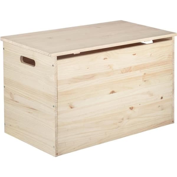 Förvaringskista - 80 x 40 x 50 cm - massiv furu