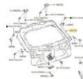 Miniatyrbild 7 av 9: Elektrisk klaffmanöverdon HÖGER 6891048071 6891048070 LEXUS RX 2015-2019